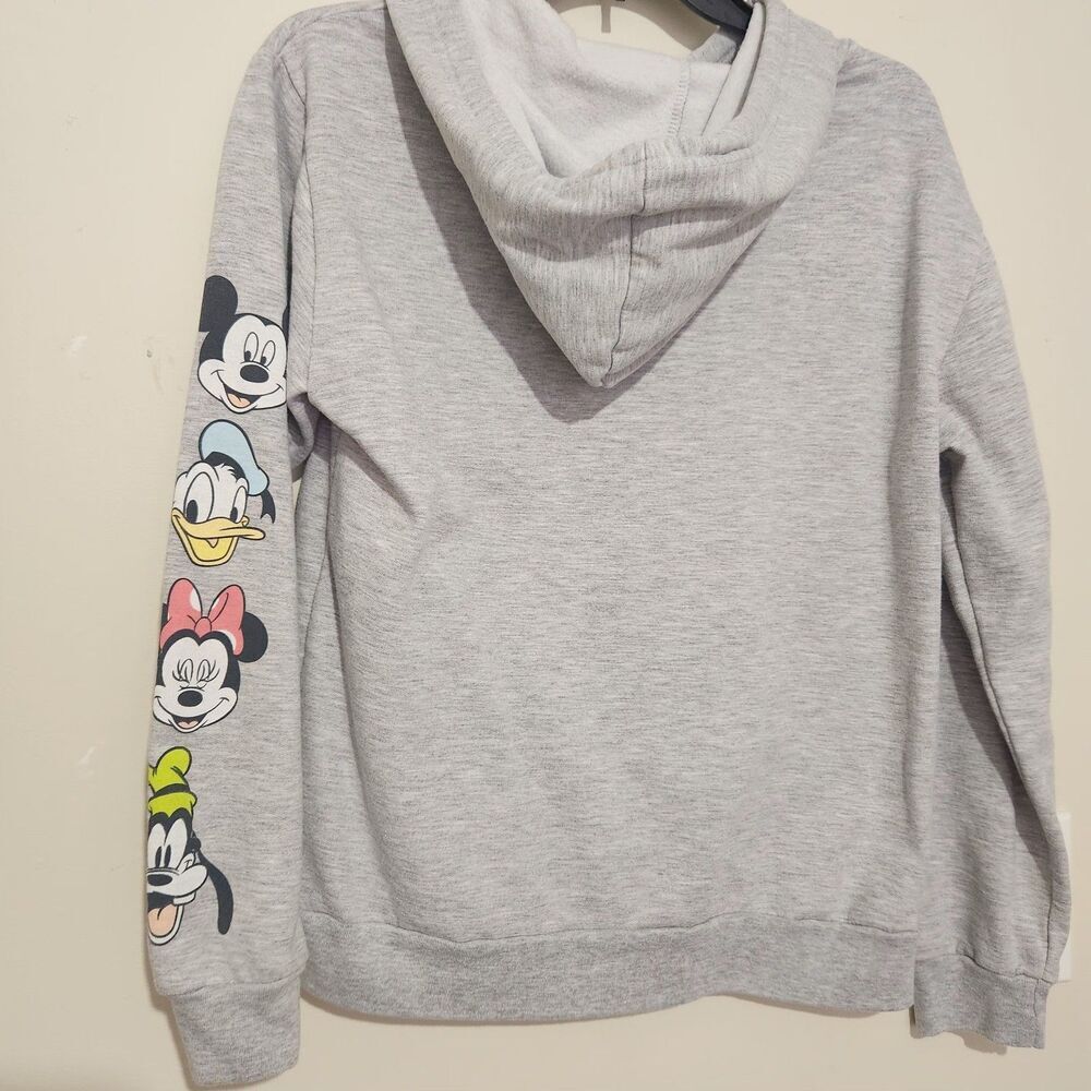 Disney Mickey Mouse Hoodie Sweater For Kids Size 7-9 Gray With Pockets. - Picture 7 of 7